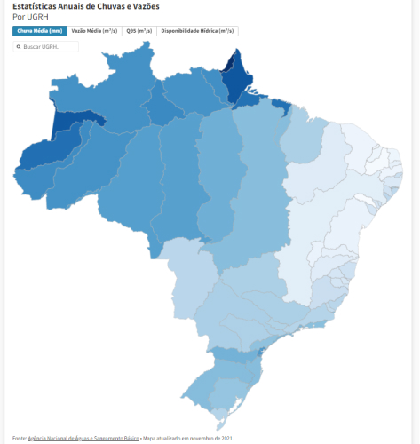 Estatisticas Da Agua Mapa Brasil 1